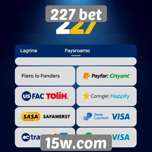 Comparação de métodos de pagamento no 227 bet